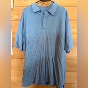 01 ALGO Classic Blue Polo Shirt for Men XXL